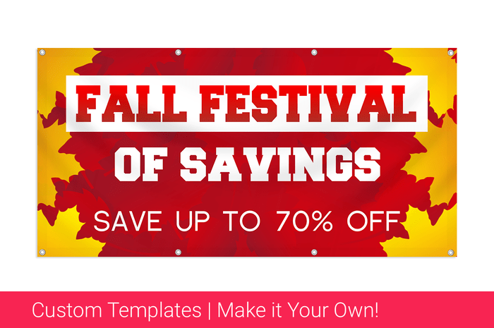 fall sale banner