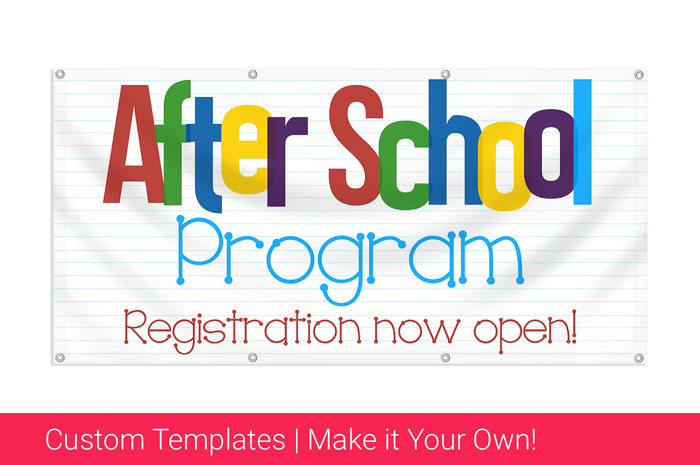 after school program banner