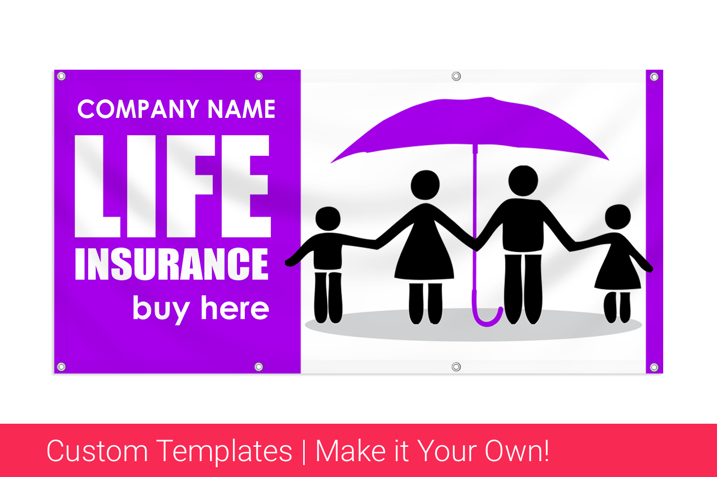 Custom Life Insurance Banners