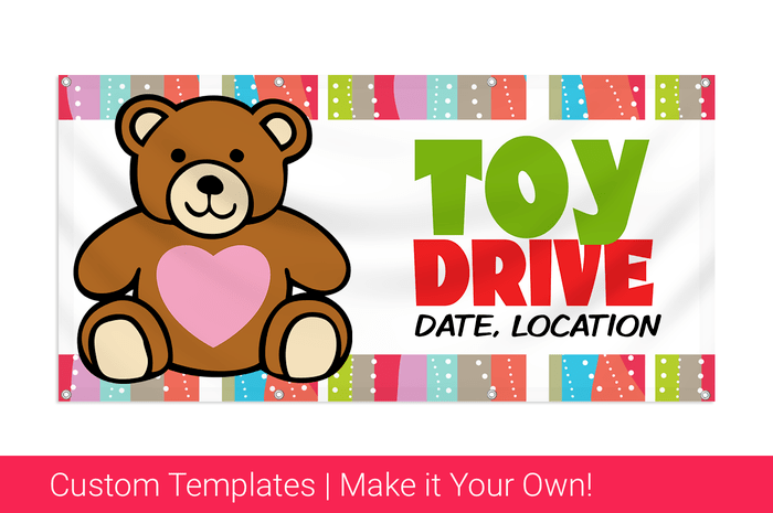 toy drive banner