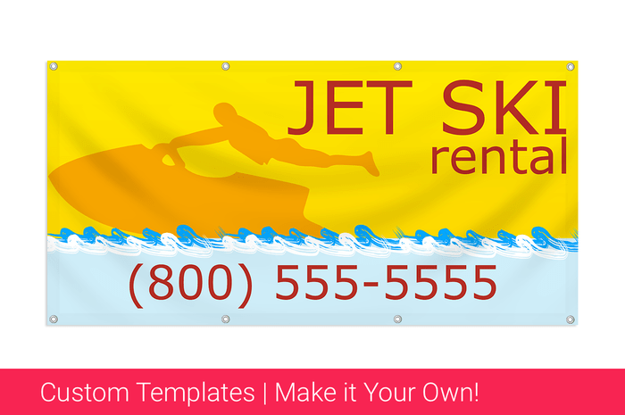 jet ski rental banner
