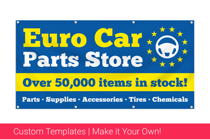 auto part store banner