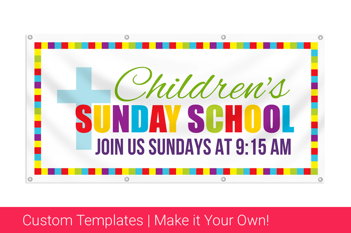 sunday school banner