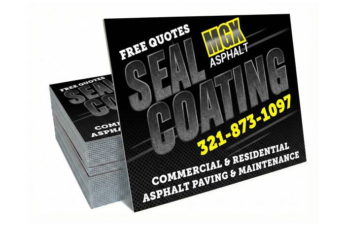 Yard Sign Sealcoating