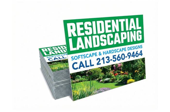 Yard Sign Landscaping