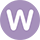 w letter icon